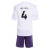 Maillot de foot Manchester United Matthijs de Ligt #4 Extérieur vêtements enfant 2025-26 Manches Courtes (+ pantalon court)